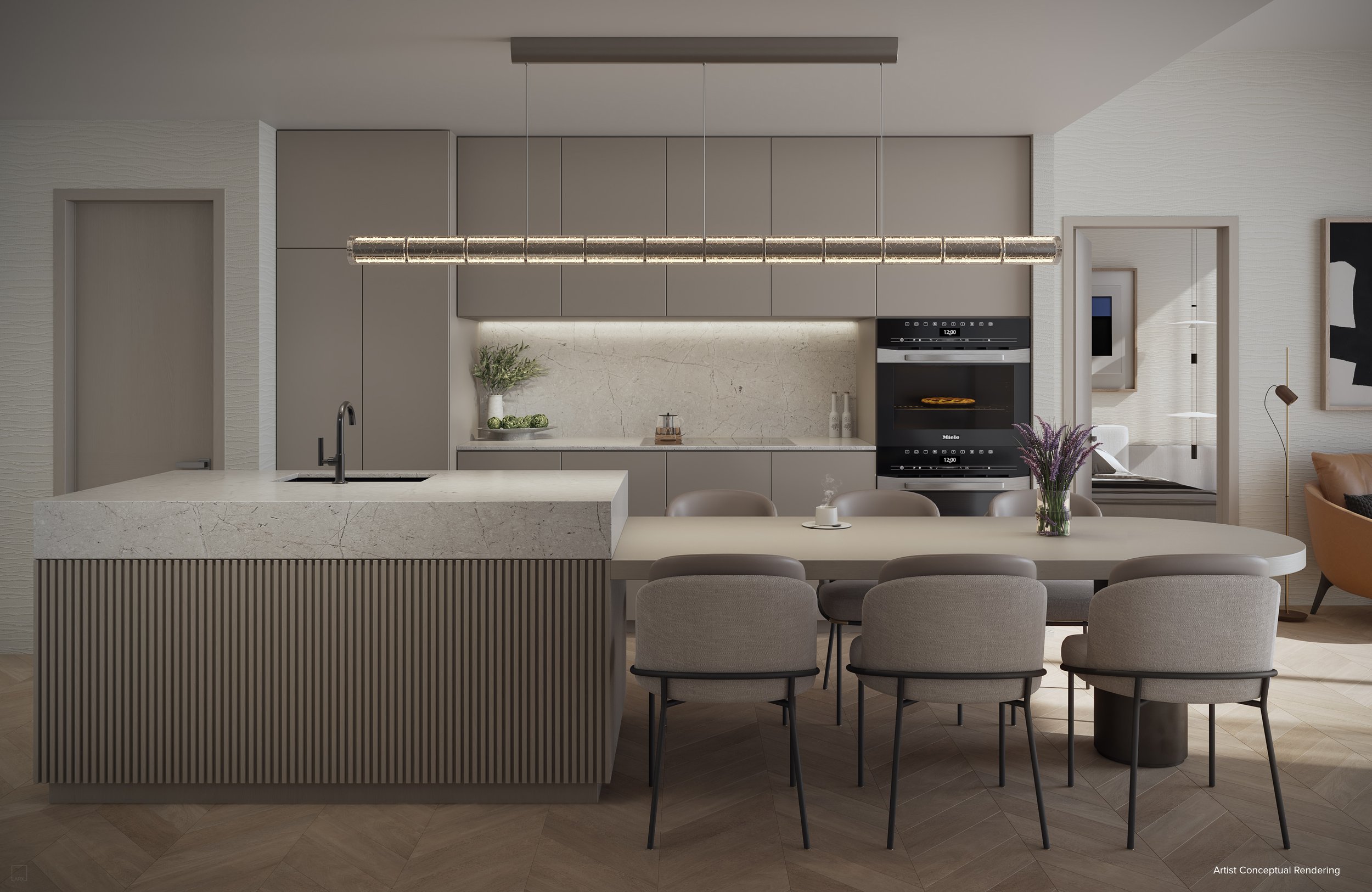 Furnished residence interior